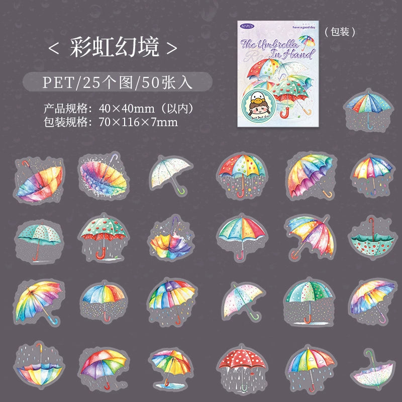 #02794 Fantasy Umberlla Series Sticker