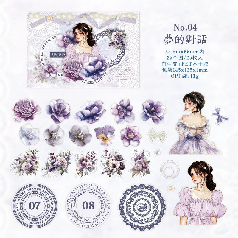 #02591 Rose Lover Series Sticker