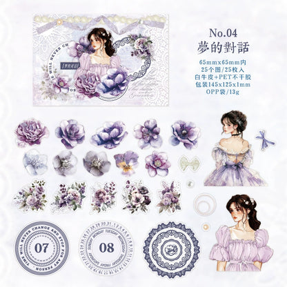 #02591 Rose Lover Series Sticker