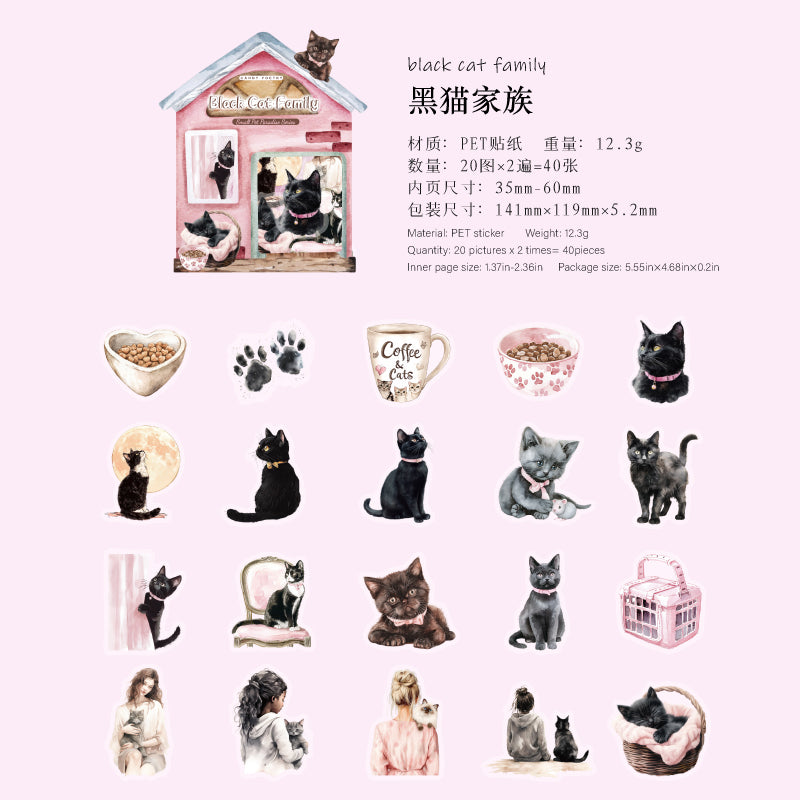 #02416 Home with Pet Series Sticker