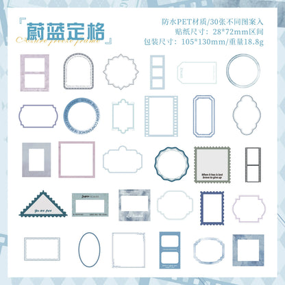 #02713 Time Frame Series Sticker