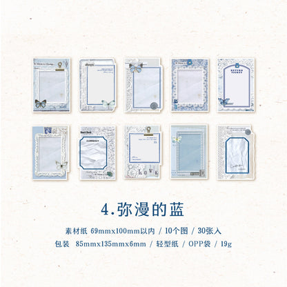 #02776 Flower Note Series Sticker