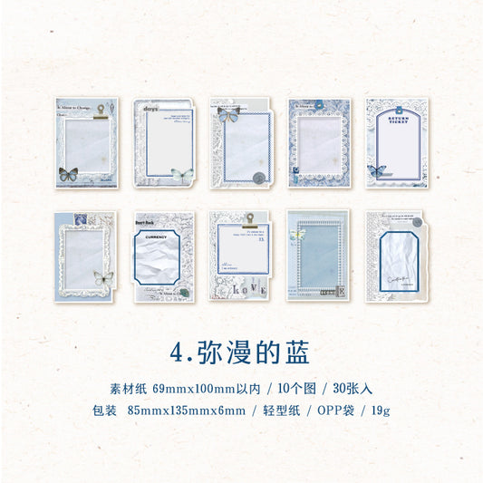 #02776 Flower Note Series Sticker