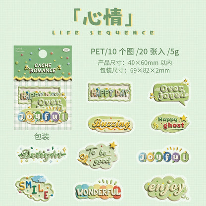 #20639 PET Sticker Pack
