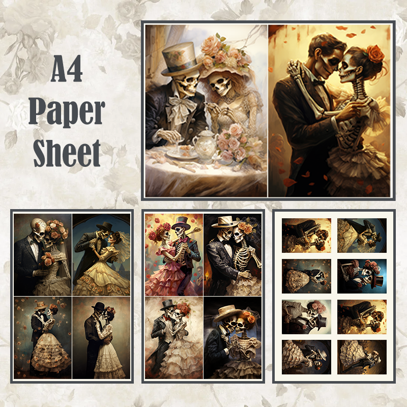 #4 POI Print A4 Cardstock Paper Set 5 Pcs