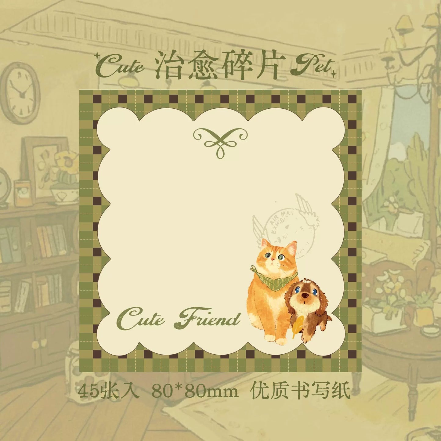 #02732 Adorable Letter Series Sticker