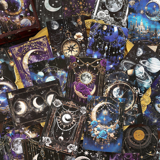 #02474 Deep Starry Series Material Paper