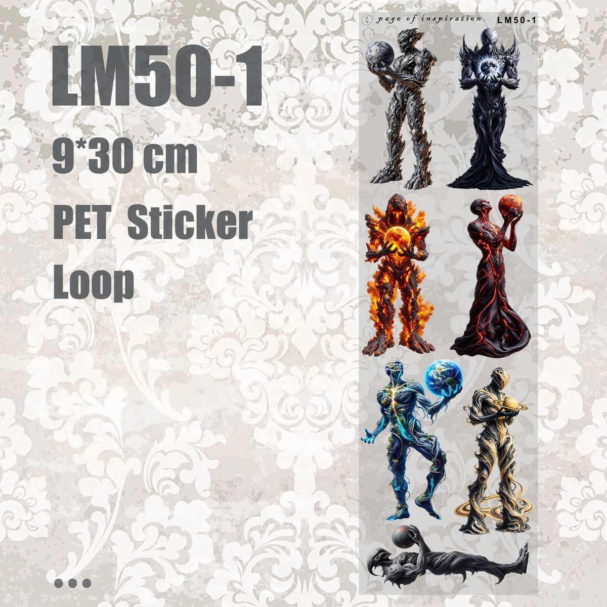 #LM50 M PET Sticker Loop