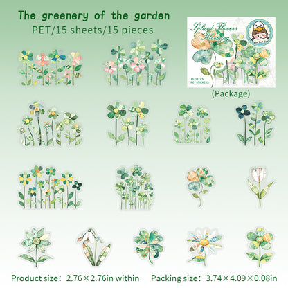 #02495 Cute Flower Series Sticker