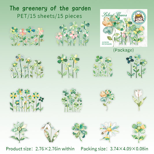 #02495 Cute Flower Series Sticker