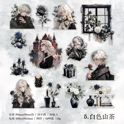 #02246 Gothic Lovers Series Sticker