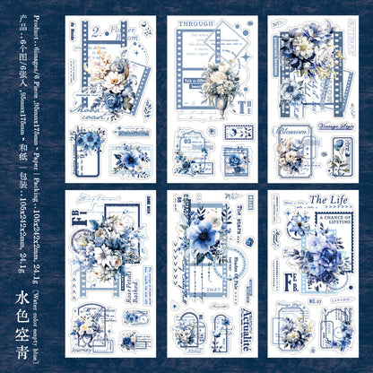 #02301 Flower Diary Series Sticker