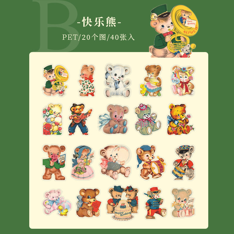 #02237 Happy Zoo Series Sticker
