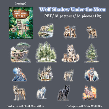 #02676 Forest Animal Series Sticker