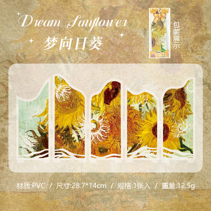 #02263 Dream in Oil Paint Series Sticker