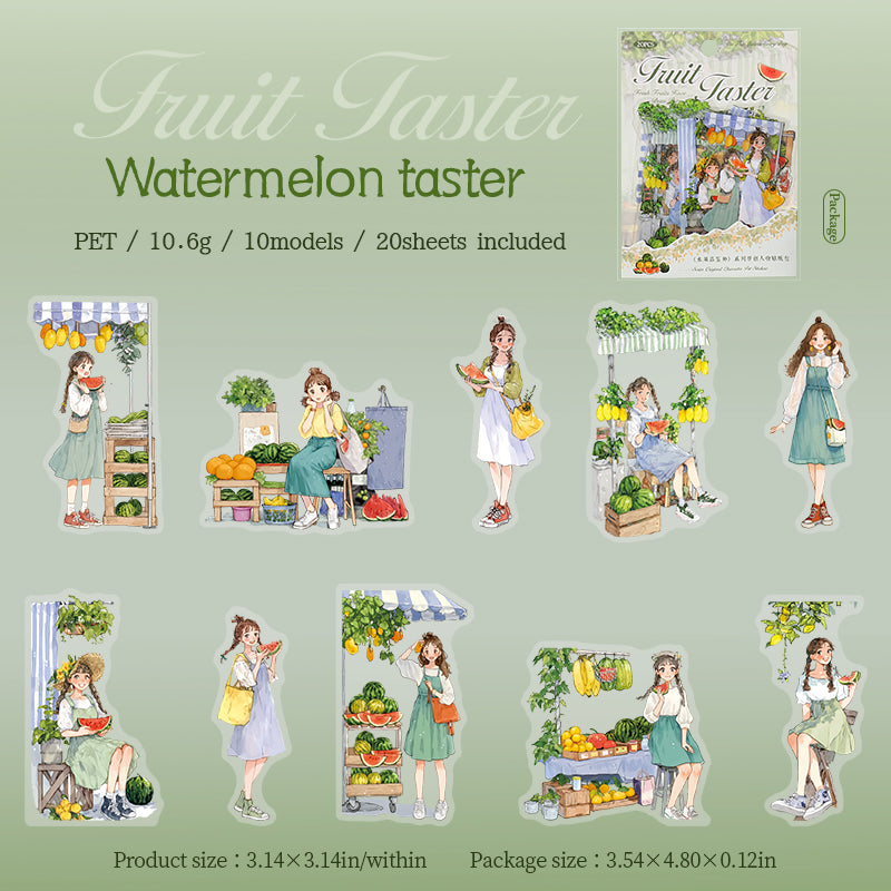#02858 Fruit Girl Series Sticker