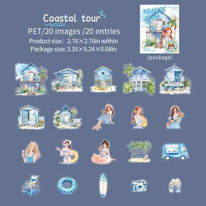 #02179 Ocean Side Series Sticker