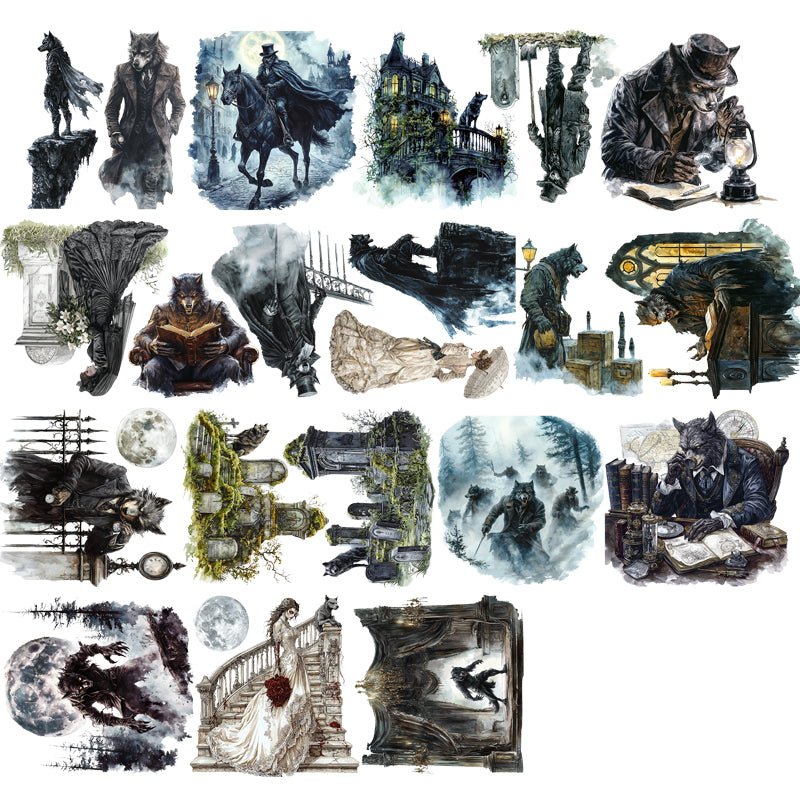 #03264 Customized PET Tape Werewolf