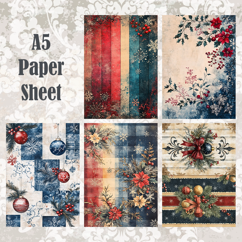 #5A54 POI Print A5 Cardstock Paper Set 10 Pcs