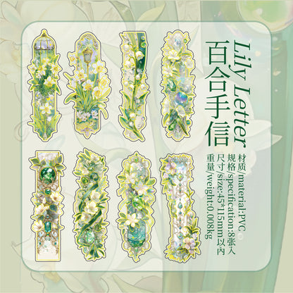 #02674 Vintage Flower Series Sticker