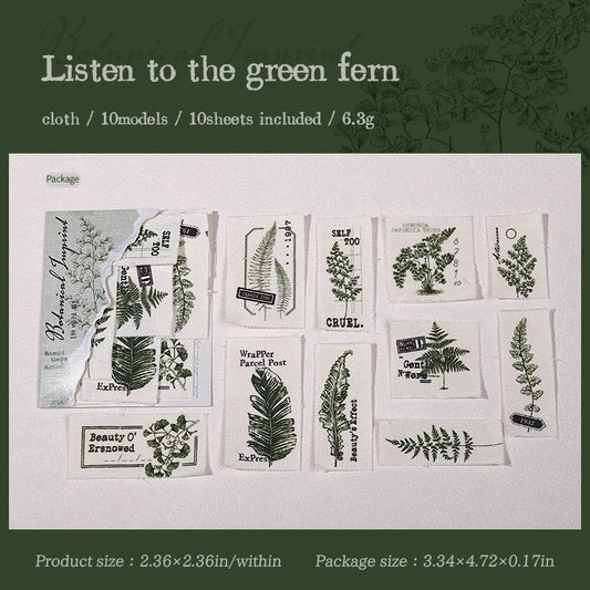 #02086 Plant Imprint Series Sticker