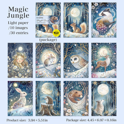 #02425 Night Forest Series Material Paper