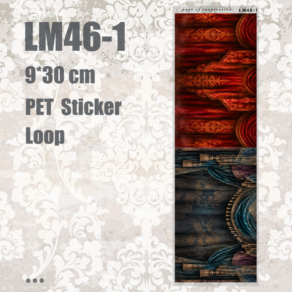 #LM46 M PET Sticker Loop