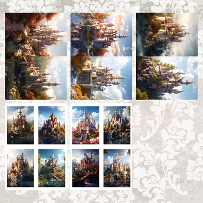 #5A57 POI Print A5 Cardstock Paper Set 10 Pcs