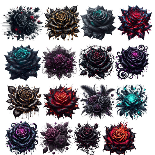 #03273 Customized PET Tape Gothic Rose