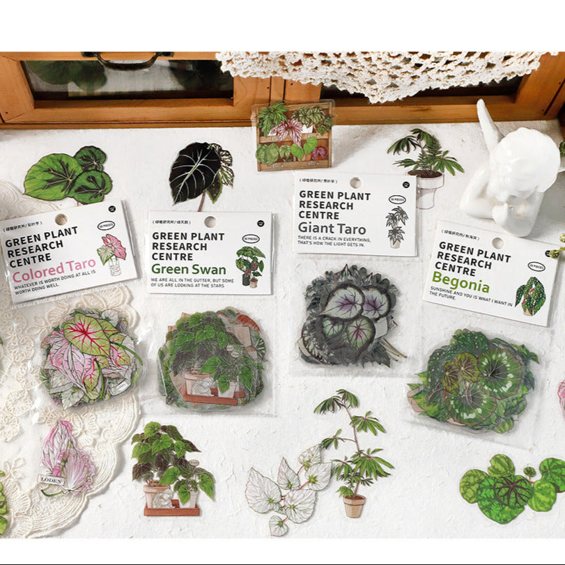 #02593 Green Plant Research Center Series Sticker