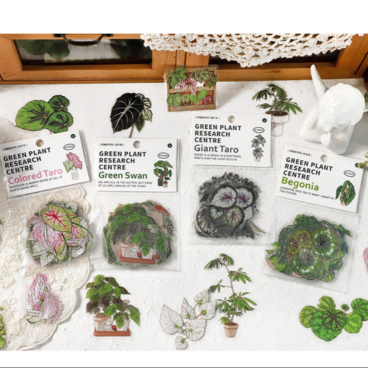 #02593 Green Plant Research Center Series Sticker