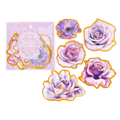 #02711 Flower Diary Series Sticker