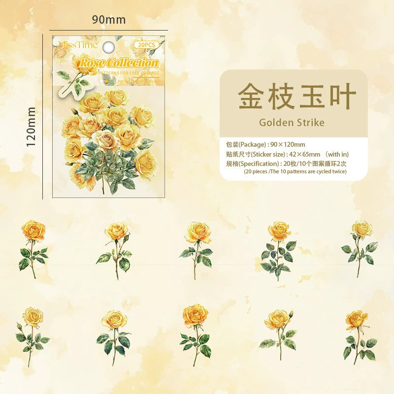 #02728 Rose Bundle Series Sticker
