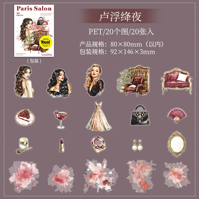 #02714 Paris Salon Series Sticker