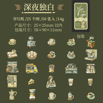 #02922 Mini Coffee Series Sticker