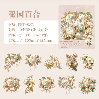 #02383 Moonlight Garden Series Sticker