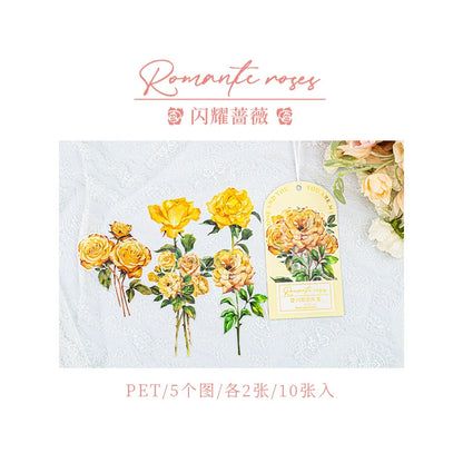 C1#20198 Romantic Rose Series Sticker