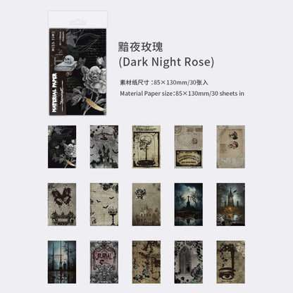 #02758 Dark Catsle Series Paper