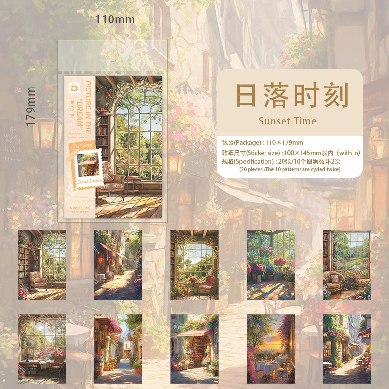 #02541 Garden City Series Sticker