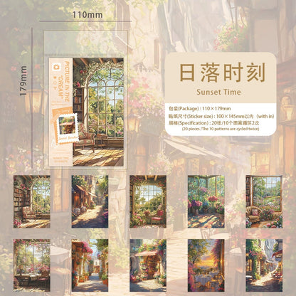 #02541 Garden City Series Sticker