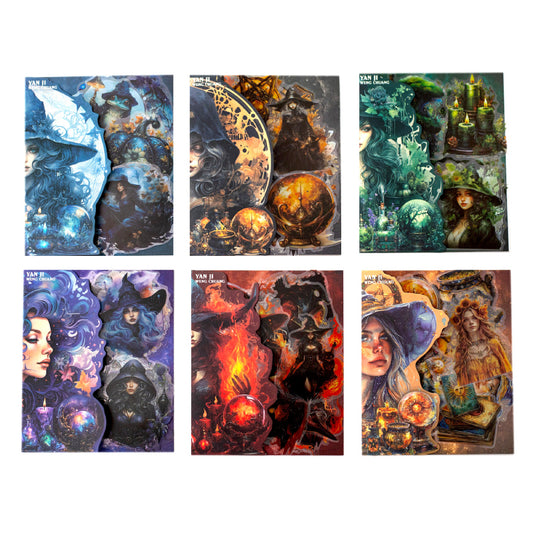 #02392 Magical Witch Series Sticker