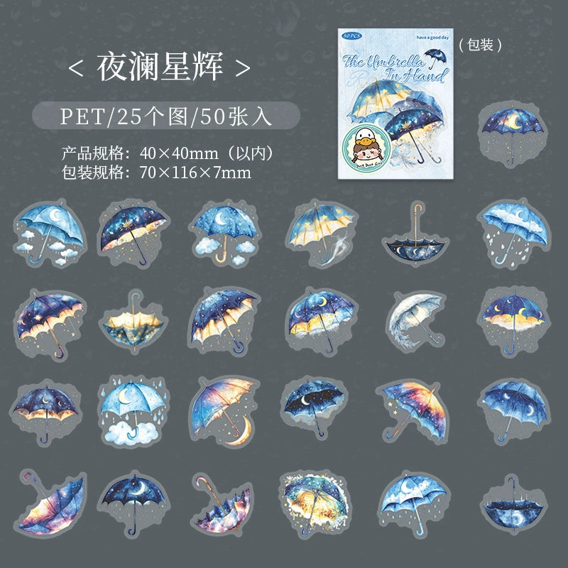 #02794 Fantasy Umberlla Series Sticker