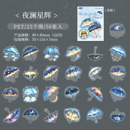 #02794 Fantasy Umberlla Series Sticker