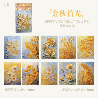#02842 Embossed Flower Series Paper