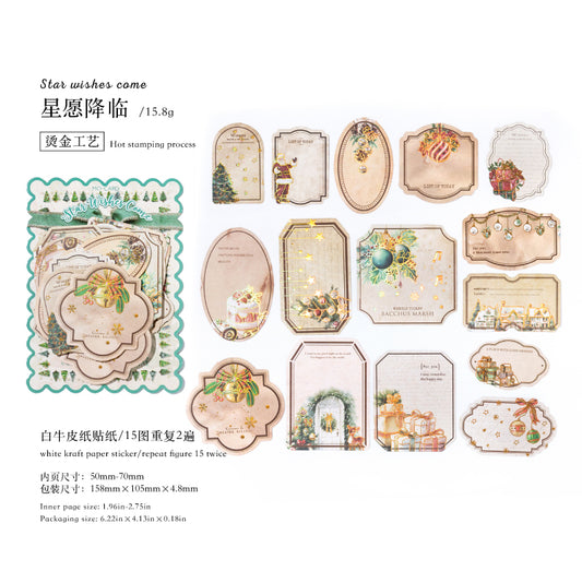 #02863 Christmas Tag Series Sticker