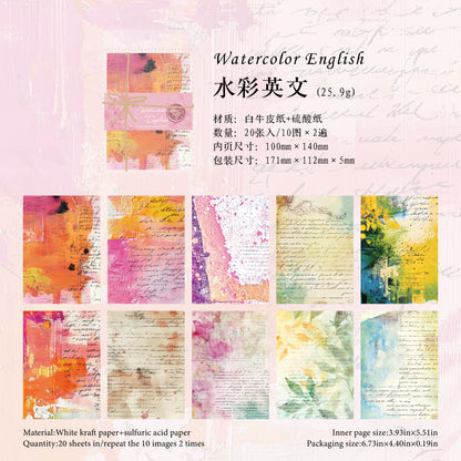 #02062 Colorful Art Store Series Material Paper