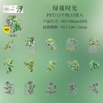 #02883 Greenery Series Sticker