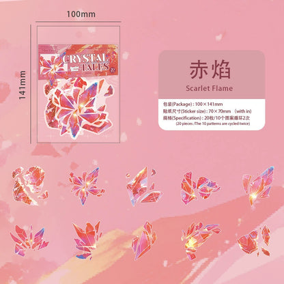 #02729 Crystal Tale Series Sticker