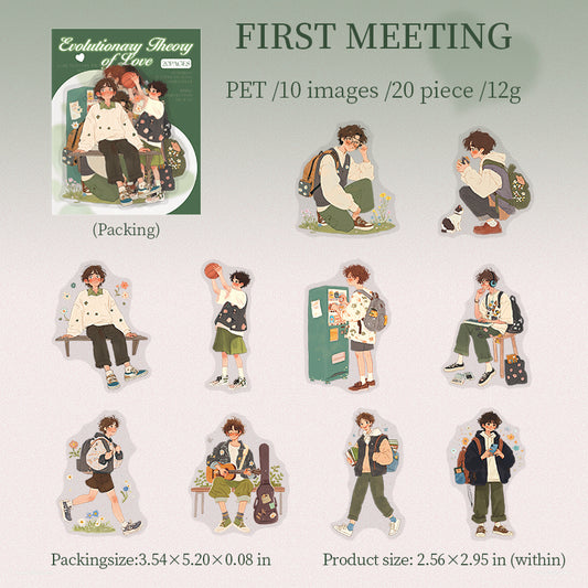 #02857 Love evolution Series Sticker