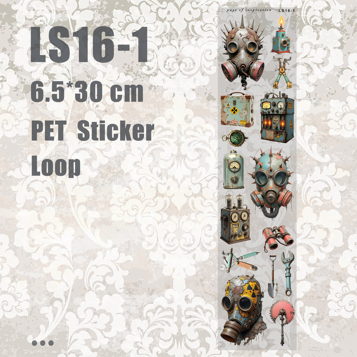 #LS16-1 S PET Sticker Loop